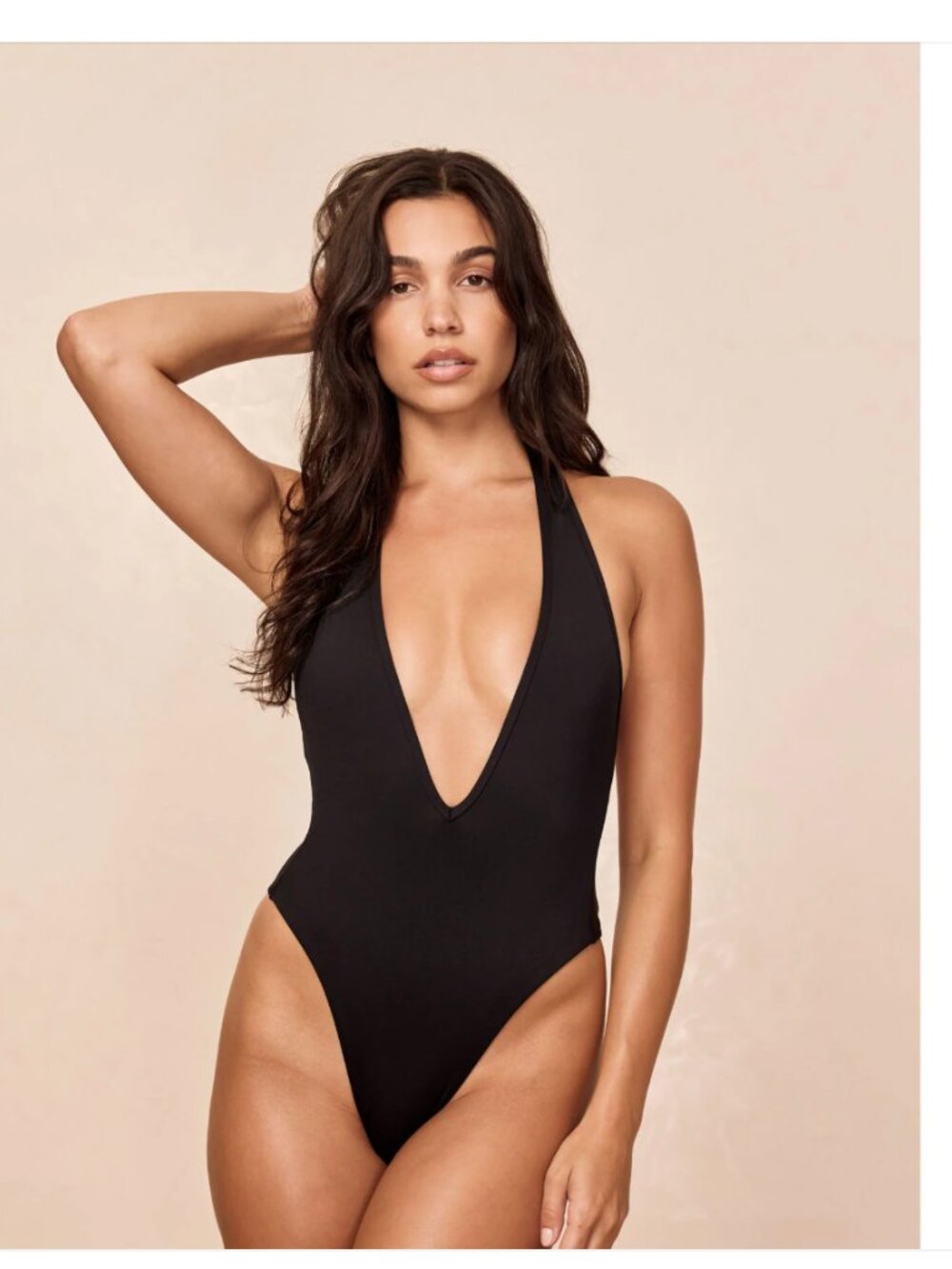 Monday Swimwear Cyprus One Piece in Black Size Small